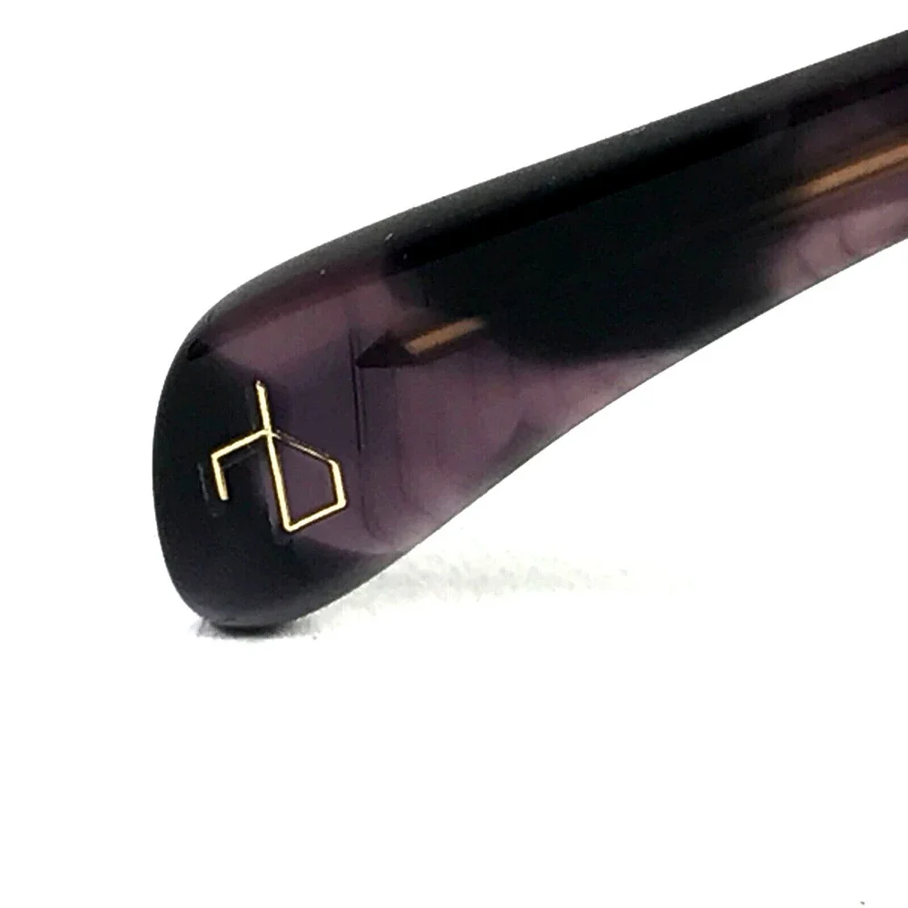 Rag & Bone Eyeglasses Frames RNB3060/G HKZ Purple Tortoise Gold 52-17-140